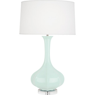 Pike One Light Table Lamp in Mint Glazed Ceramic w/Lucite (165|MN996)
