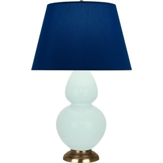 Double Gourd One Light Table Lamp in Mint Glazed Ceramic w/Antique Natural Brass (165|MN20N)