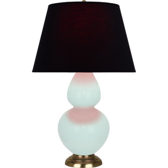 Double Gourd One Light Table Lamp in Mint Glazed Ceramic w/Antique Natural Brass (165|MN20K)