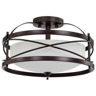 Ginger Two Light Semi Flush Mount in Old Bronze (72|60-5335)