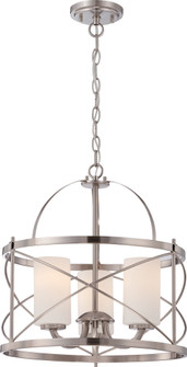 Ginger Three Light Pendant in Brushed Nickel (72|60-5333)
