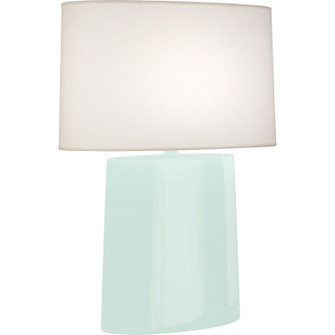 Victor One Light Table Lamp in Mint Glazed Ceramic (165|MN03)