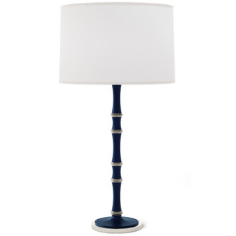 Kane One Light Table Lamp in Matte Midnight Blue w/Polished Nickel (165|MMB72)