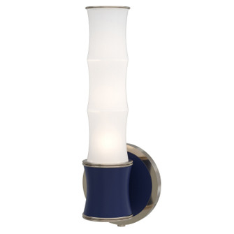 Kane One Light Wall Sconce in Matte Midnight Blue w/Polished Nickel (165|MMB69)