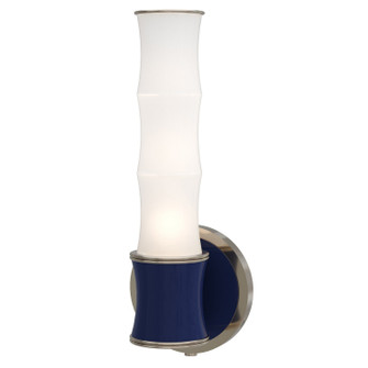 Kane One Light Wall Sconce in Midnight Blue w/Polished Nickel (165|MB69)