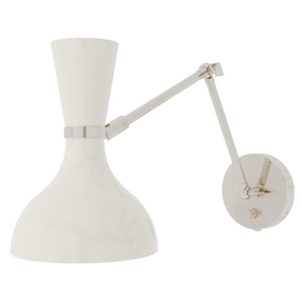 Clare One Light Wall Sconce in Polished Nickel w/Lily Painted (165|LY19LY)