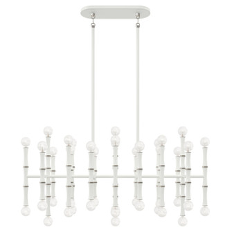 Kane 42 Light Chandelier in Daisy w/Polished Nickel (165|DY78)