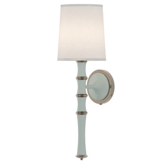 Kane One Light Wall Sconce in Celadon w/Polished Nickel (165|CL88)