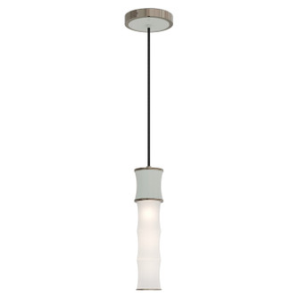 Kane One Light Pendant in Celadon w/Polished Nickel (165|CL86)