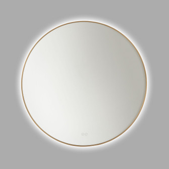 Cadre Mirror in Satin Brass (1|MREL1431SB)