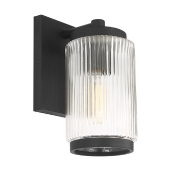 Ronde One Light Outdoor Wall Lantern in Textured Black (1|GLO1061TXB)