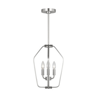 Kennan Three Light Chandelier in Brushed Nickel (1|GLC1283BS)