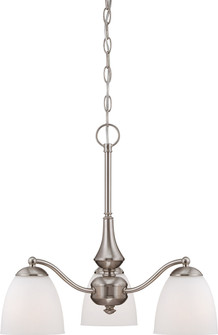 Patton Three Light Chandelier in Brushed Nickel (72|60-5042)