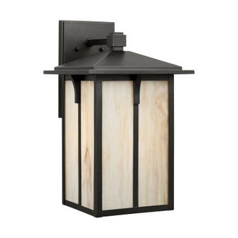 Tomek One Light Outdoor Wall Lantern in Antique Bronze (1|8752701CG-71)