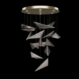 Volo LED Pendant in Soft Gold/Smoke Linear (48|100120-52)