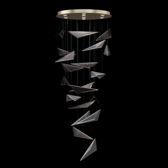 Volo LED Pendant in Soft Gold/Smoke Linear (48|100119-52)