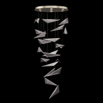 Volo Pendant in Soft Gold/Clear Linear (48|100119-51)