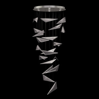 Volo LED Pendant in Silver/Clear Linear (48|100119-41)