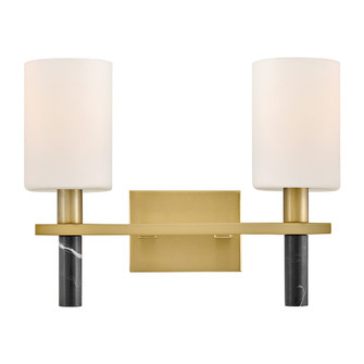 Turin LED Vanity in Lacquered Brass (13|57422LCB)