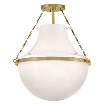Collins LED Semi-Flush Mount in Heritage Brass (13|46893HB)