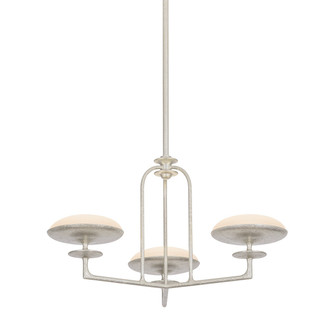 Pacific LED Chandelier in Warm Silver Leaf (67|F2127-WSL)