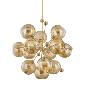 Ellory 13 Light Chandelier in Patina Brass (67|F1246-PBR)