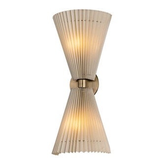 Dell Two Light Wall Sconce in Patina Brass (67|B8021-PBR)