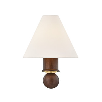 Candice One Light Wall Sconce in Aged Brass (428|H1082101-AGB)