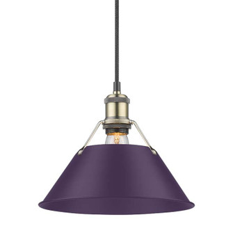 Orwell One Light Pendant in Aged Brass (62|3306-M AB-EP)