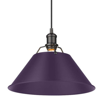 Orwell One Light Pendant in Matte Black (62|3306-L BLK-EP)