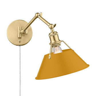 Orwell One Light Wall Sconce in Brushed Champagne Brass (62|3306-A1W BCB-AY)