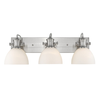 Hines Three Light Bath Vanity in Pewter (62|3118-BA3 PW-OP)