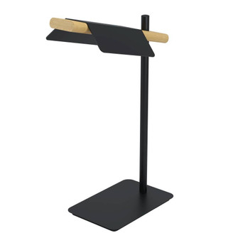 Ermua LED Table Lamp in Black, Wood, Acrylic (217|98837A)