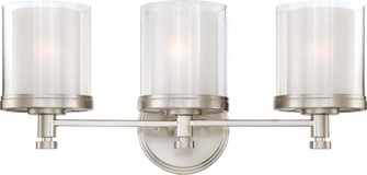 Decker Three Light Vanity in Brushed Nickel (72|60-4643)