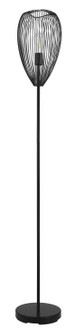 Clevedon One Light Floor Lamp in Black (217|49145A)