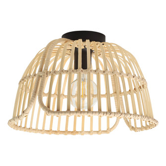 Glyneath One Light Semi-Ceiling Mount in Black (217|43872A)
