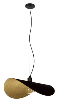 Saceda One Light Pendant in Black (217|390429A)