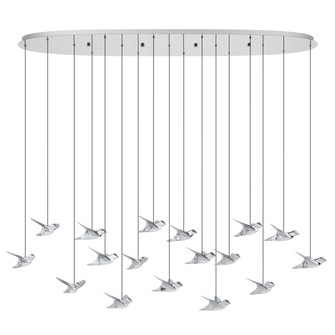 Paratebueno LED Linear Pendant in Chrome (217|390403A)