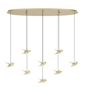 Paratebueno LED Pendant in Brass (217|390397A)