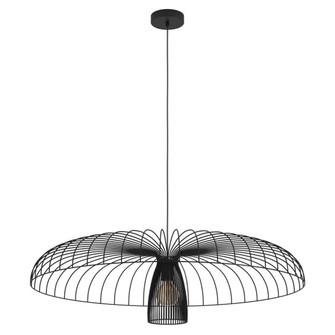 Champerico One Light Chandelier in Black (217|390217A)