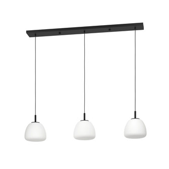 Balmes Three Light Linear Pendant in Black (217|390202A)