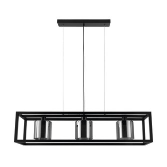 Brisling Three Light Pendant in Black (217|390175A)