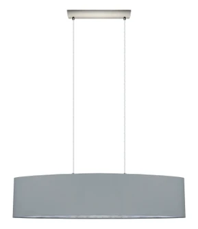 Maserlo Two Light Pendant in Satin Nickel (217|31617A)