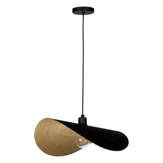 Saceda One Light Pendant in Black (217|206408A)