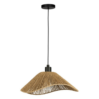 Lavister One Light Dual Mount Pendant or Ceiling in Black (217|206322A)