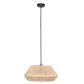 Alderney One Light Pendant in Black (217|206081A)