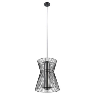 Maseta One Light Pendant in Black (217|205841A)