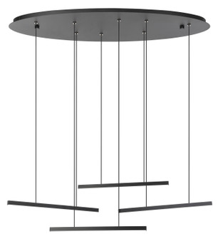 Lindoza LED Pendant in Black (217|205646A)