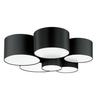 Pastore Six Light Ceiling Mount in Black (217|205187A)