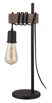 Violon One Light Table Lamp in Black, Dark Brown (217|204244A)